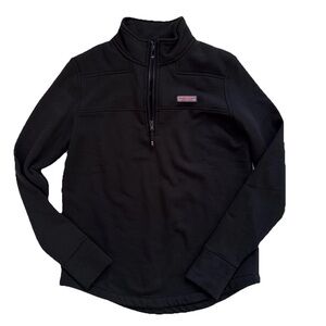 Vineyard Vines Dreamcloth® Shep Shirt® Women’s Size Small Black 1/4 Zip